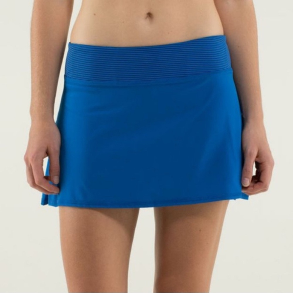 lululemon athletica Blue pacesetter Skort